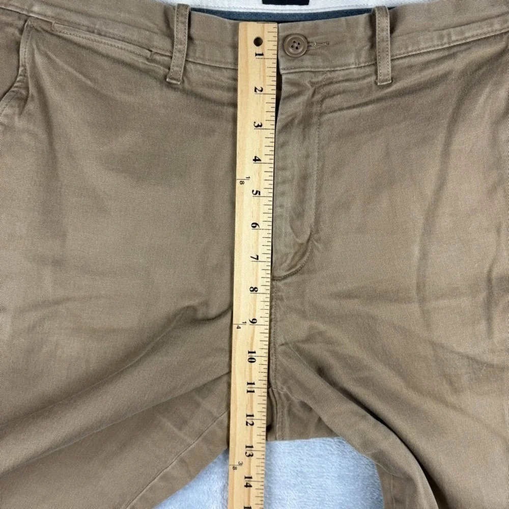 J Crew Pants Mens 33x32 Beige Tan 770 Straight Chinos Stretch Khaki Twill